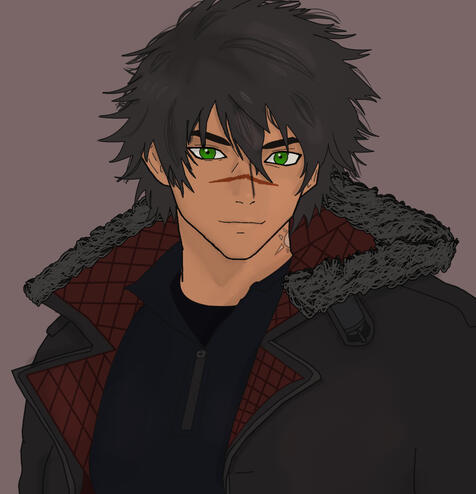 A young auron, Art by me!
